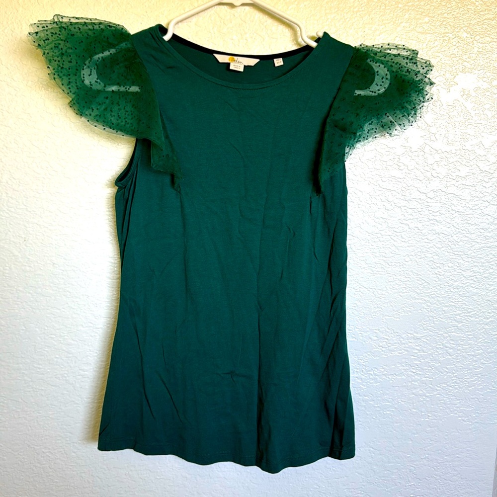 Boden Green top Size 2